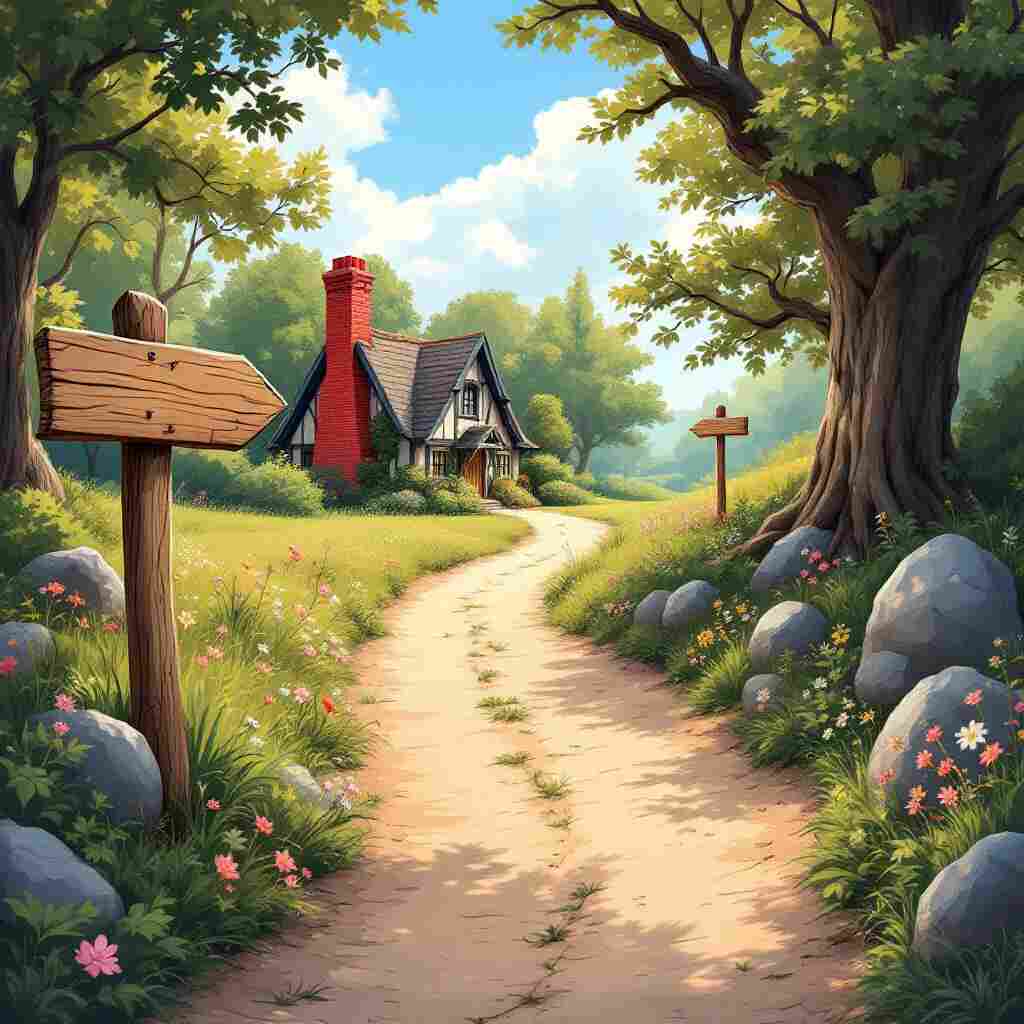 how to get to the house with the red chimney