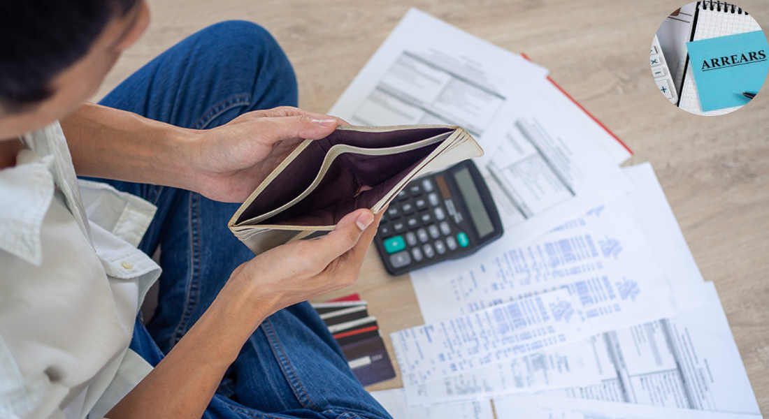 what does paid in arrears mean in real estate