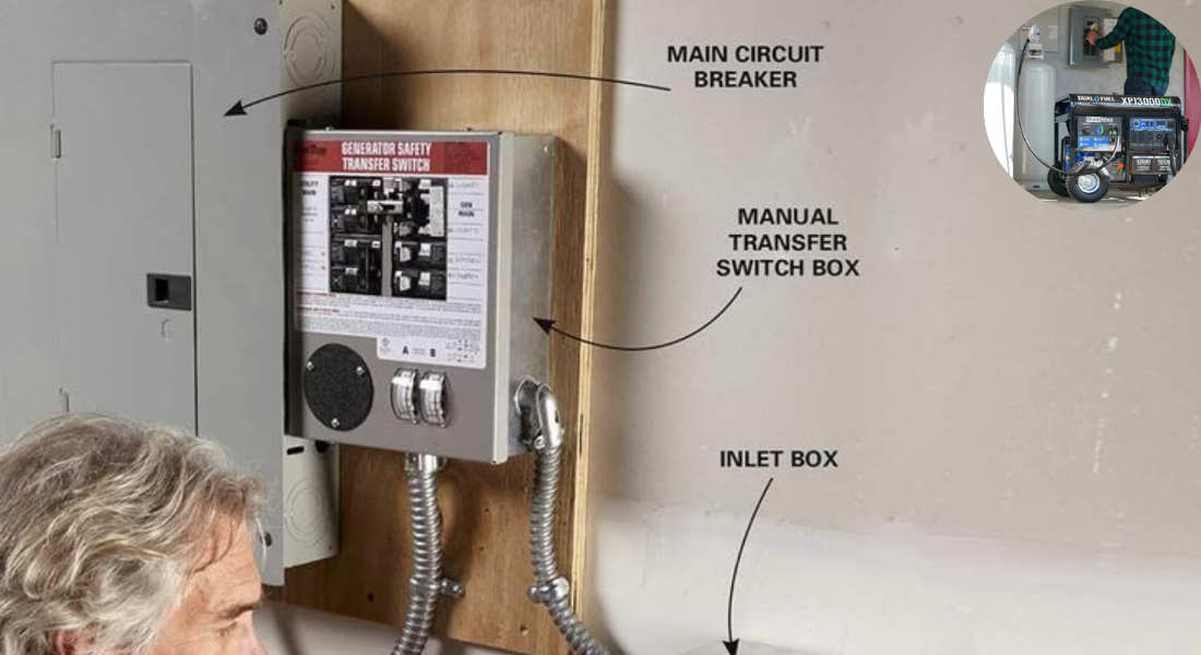 how to wire in a generator to your house