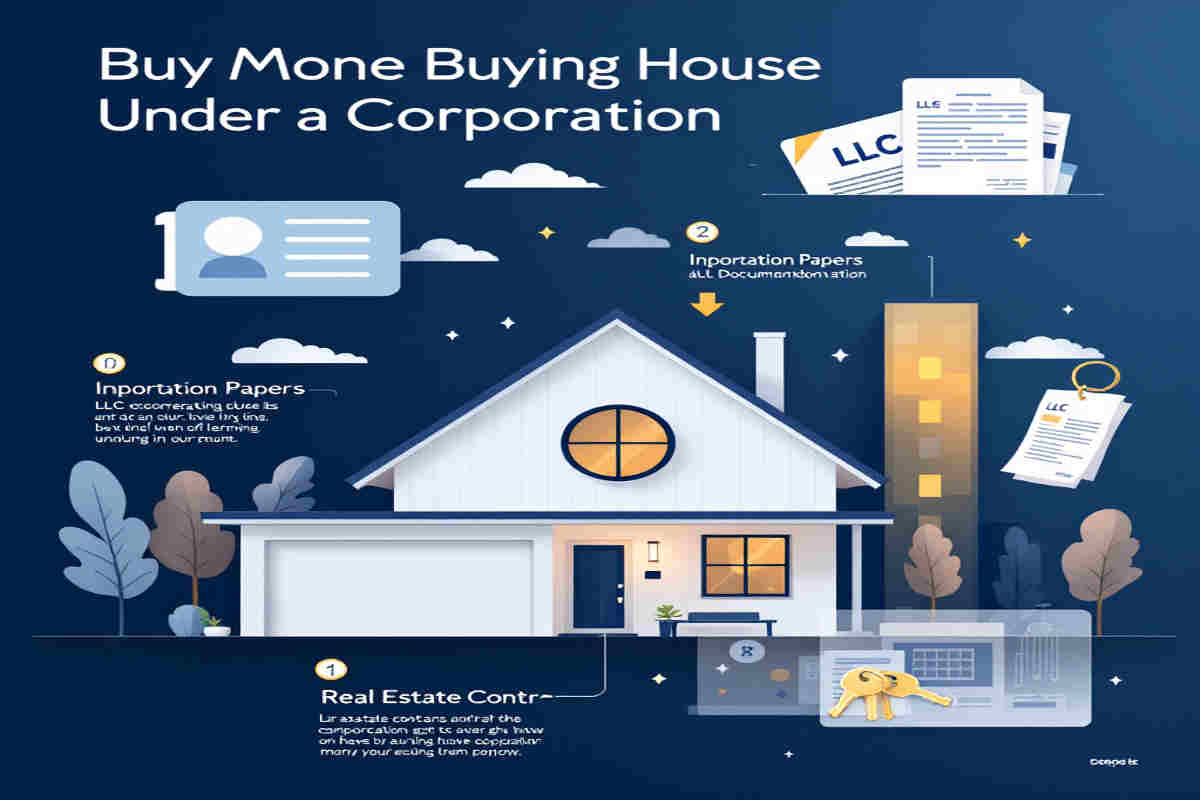 how to buy a house under a corporation