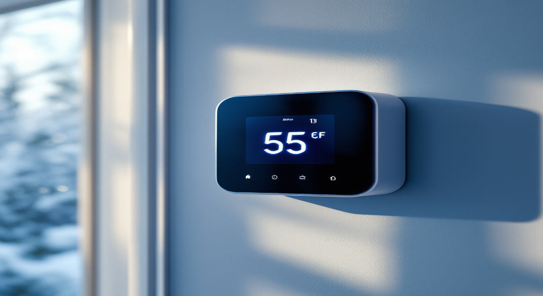 what temperature to leave house in winter when away