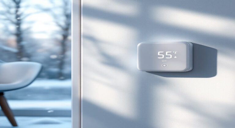 what temperature to leave house in winter when away
