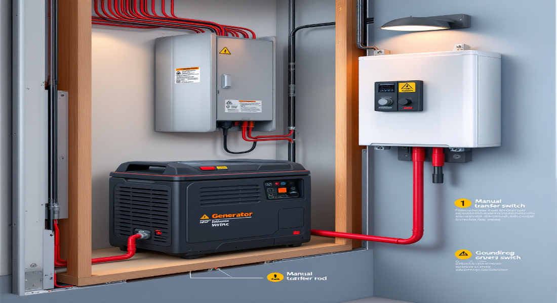 how to wire in a generator to your house