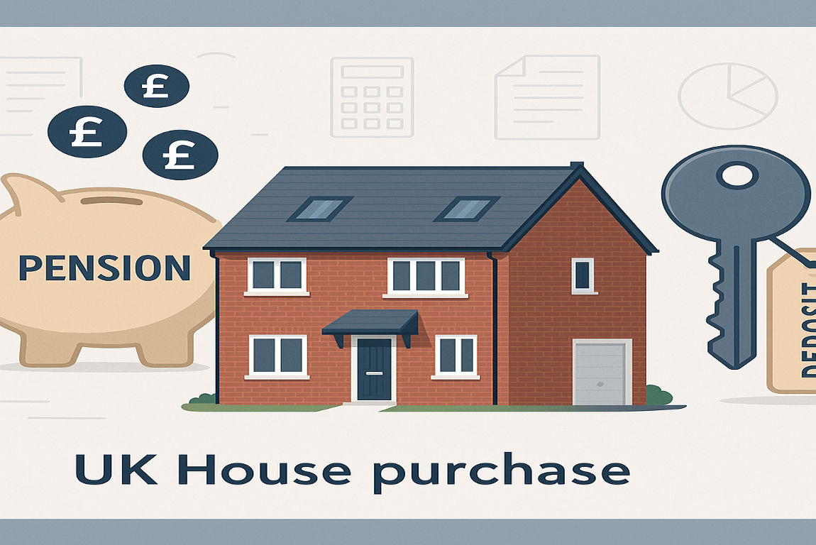 can i use my pension as a deposit for a house uk