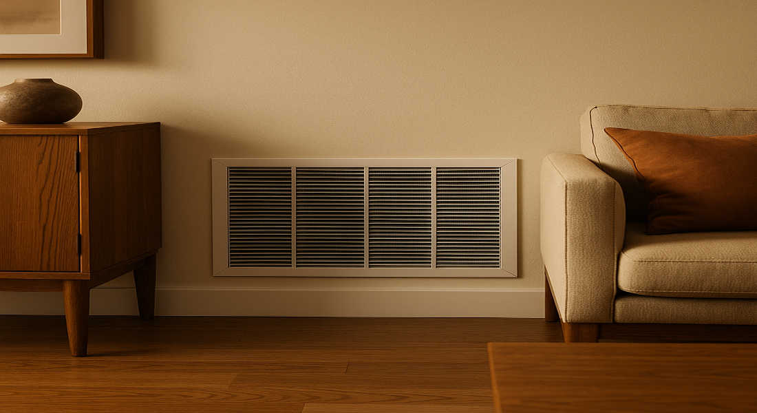 can you put furniture in home front of return vent