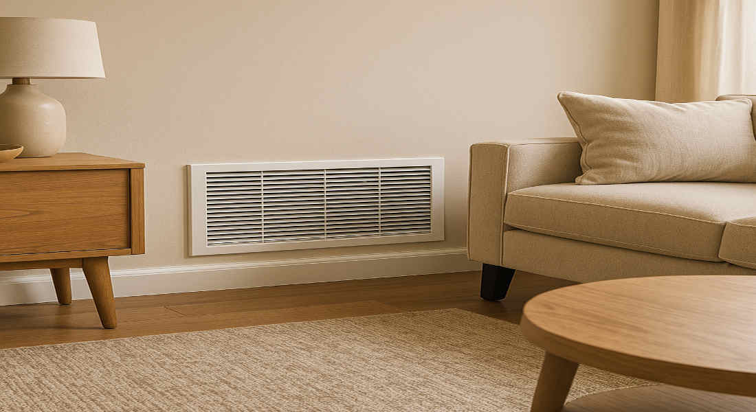 can you put furniture in home front of return vent