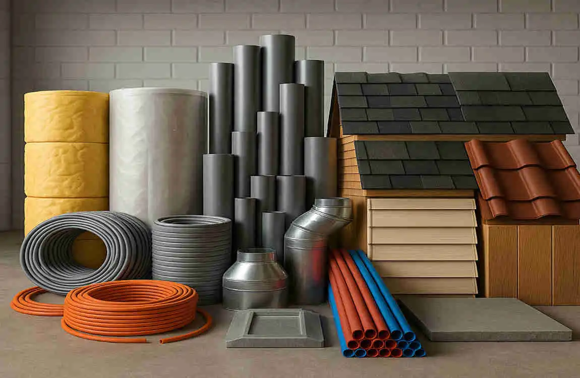 materials needed to build a house