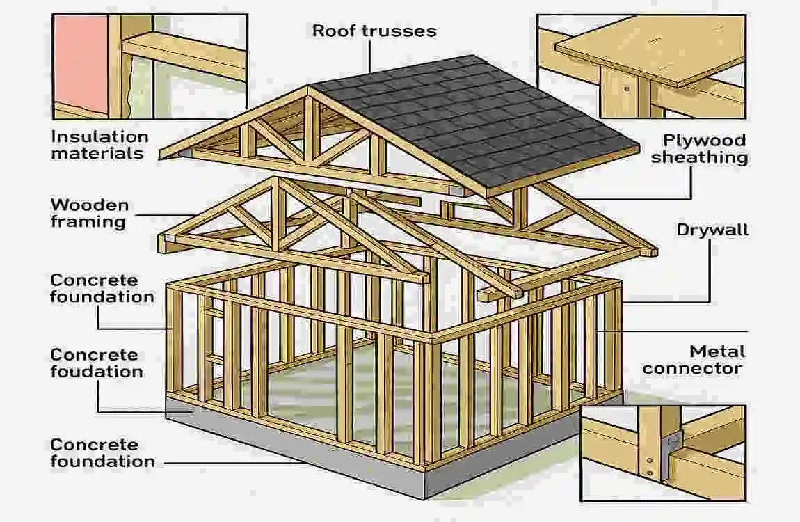 materials needed to build a house