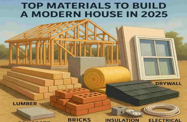 materials needed to build a house