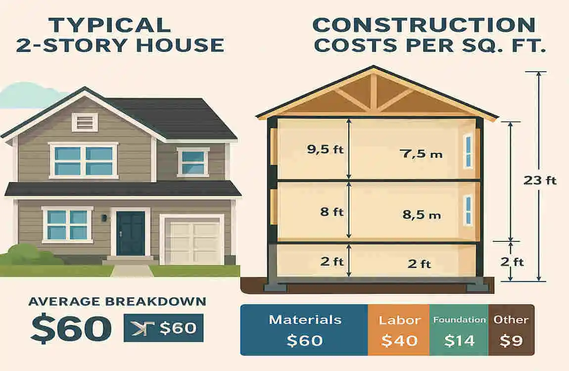 How Tall Is a 2-Story House? Complete Guide to Height and Construction Cost Estimates