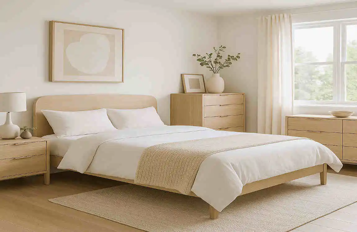 Modern Light Wood Bedroom Furniture Ideas to Brighten Your Dream House Interior