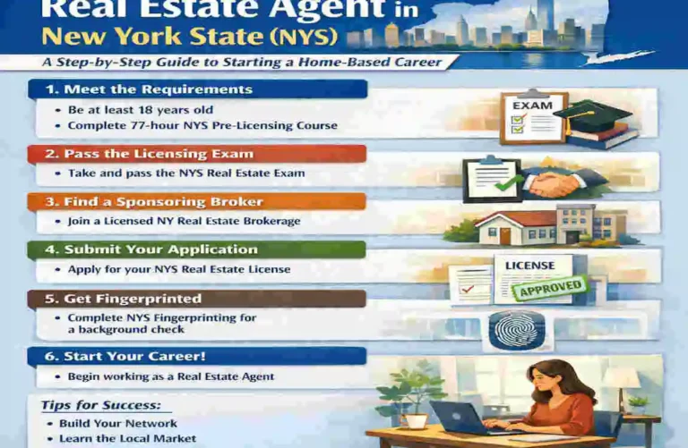 how to become a real estate agent in nys