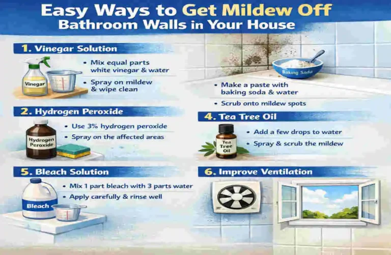 Easy Ways to Get Mildew Off Bathroom Walls in Your House how to get mildew off walls in bathroom
